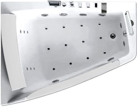 Акриловая ванна Gemy G9056 O L 170х130 L с гидромассажем, артикул G9056OL