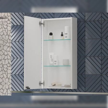 Зеркальный шкаф Velvex Klaufs, 40 см, артикул zsh.KLA.40