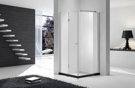 Душевой уголок Gemy Dutch Windmill S37193A-D70 70х70 профиль Хром стекло прозрачное