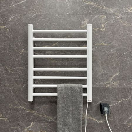 Полотенцесушитель электрический Fixsen UNIVERSAL 600х500 FX-7200W, белый, артикул FX-7200W