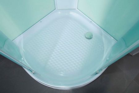 Душевая кабина Erlit Comfort ER3508P 80x80 задняя стенка Белая стекло матовое, артикул ER3508P-C3