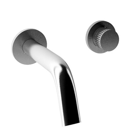 Bongio Time 2020 Смеситель встраиваемый на раковину из стены 220мм, нержавеющая сталь, артикул 70539AS00