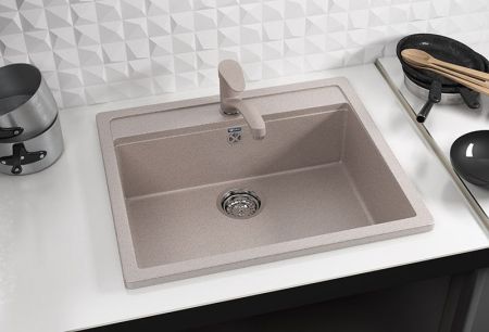 Кухонная мойка Ulgran U-104 Песочная, артикул 138023