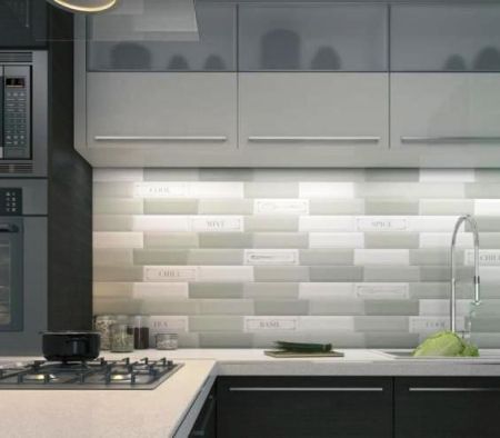 Керамическая плитка Kerama Marazzi Гамма Белый 9001 8,5х28,5 настенная, артикул 9001