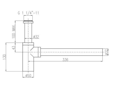 Сифон Rav Slezak MD0232CMAT, артикул MD0232CMAT