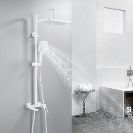 Душевая система Shevanik S6826C, белый