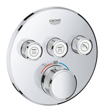 Термостат для душа GROHE GROHTHERM SMART CONTROL 29121000 (хром), шт, артикул 29121000