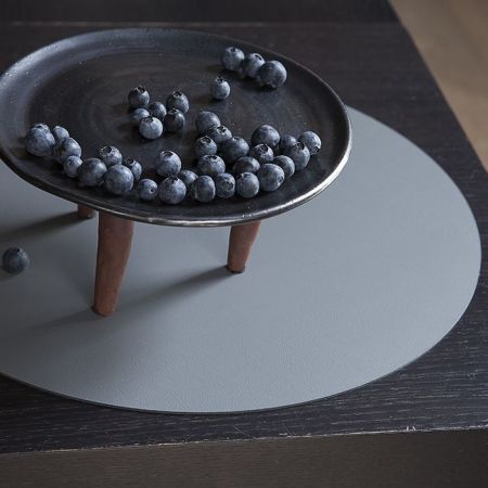 ADJ Круглый плейсмат, D30 см., цвет: серый/черный, артикул 0005.03/01