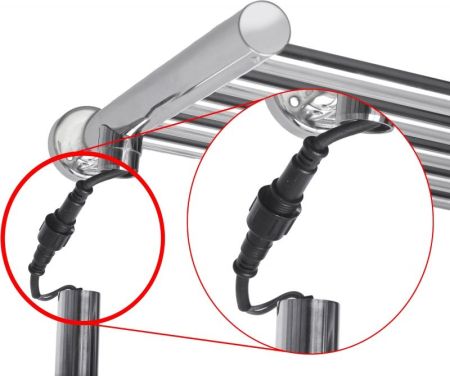 Электрический полотенцесушитель Domoterm DMT 109-Т5 П10 50*90 EK R Хром