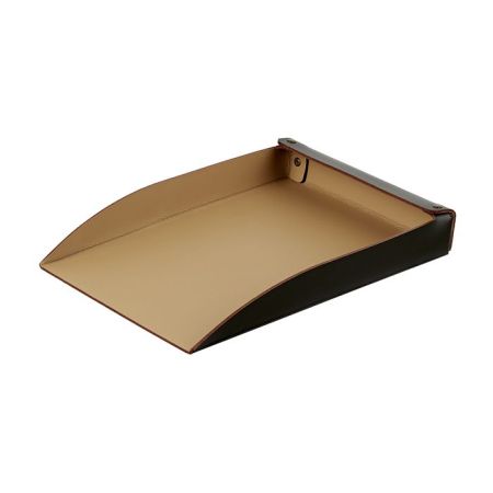 ADJ Лоток для бумаг, 32x23 см., цвет: шоколад/капучино, артикул 103.06/04