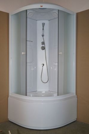 Душевая кабина Parly Аcrilic AE90 90х215 профиль Белый стекло матовое, артикул 5722