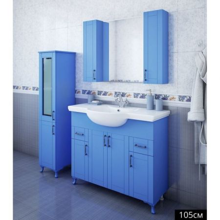 Тумба для раковины Sanflor Глория 105 С000005716 Серая