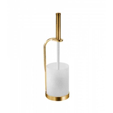 Bongio Ершик туалетный напольный, 410х110 мм, цвет золото 24к.