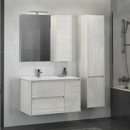 Тумба с раковиной Comforty Бремен 90 4142375 подвесная Дуб белый Тумба с раковиной Comforty Бремен 90 4142375 подвесная Дуб белый