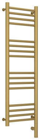 Полотенцесушитель электрический "БОГЕМА 3.0" прямая 1000х300 / МЭМ правый (Матовое золото)