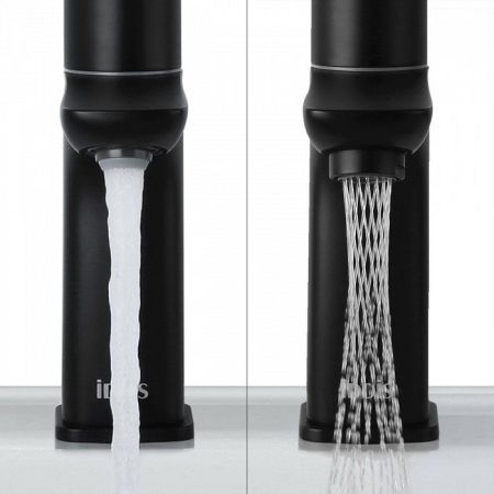 Смеситель для раковины Iddis Slide SLIBLBTi01 Черный, артикул SLIBLBTi01