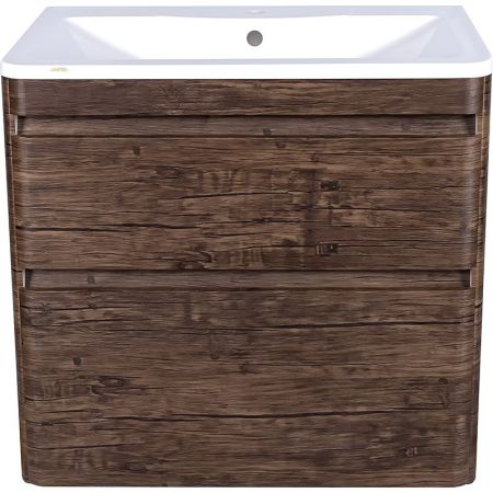 Тумба подвесная "Атлантика 80", Люкс старое дерево, PLUS, артикул ЛС-00000664