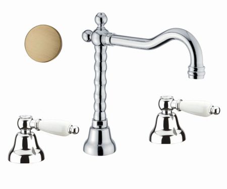 Смеситель для раковины Fiore COLONIALE 02ZZ0637, бронза, артикул 02ZZ0637