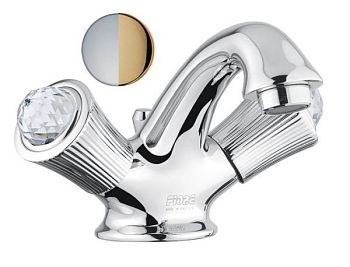 Смеситель для раковины Fiore VENERE SKY (SWAROVSKI®) 13CO0622, хром/золото
