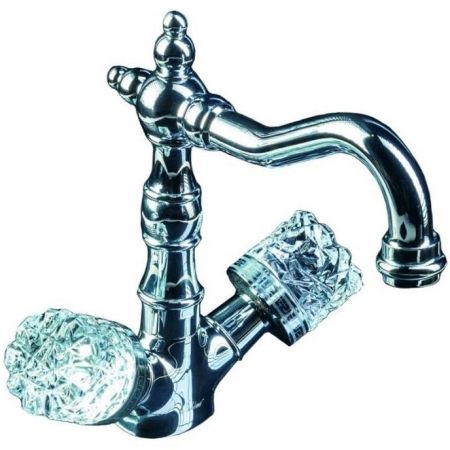 Смеситель для умывальника, высокий CRYSTAL, хром_Комплект, артикул 272-CRST