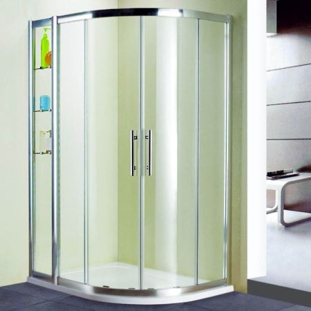 Душевой уголок RGW Hotel HO-62 100x130 профиль Хром стекло прозрачное, артикул 03066213-11