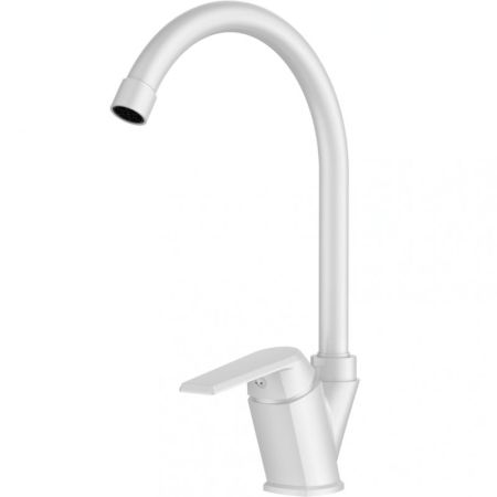 Смеситель для кухни Orange OneLife P02-000w Белый, артикул P02-000w
