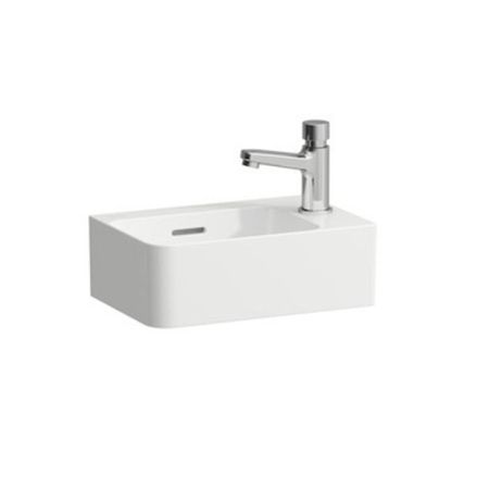 Laufen VAL Мини-раковина, полка справа, 340x220x115 мм, отверстие для смесителя,справа, белый