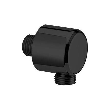 Шланговое подсоединение, Cisal, Shower, стандарт подвода воды-1/2", цвет-черный матовый, артикул DS01732040