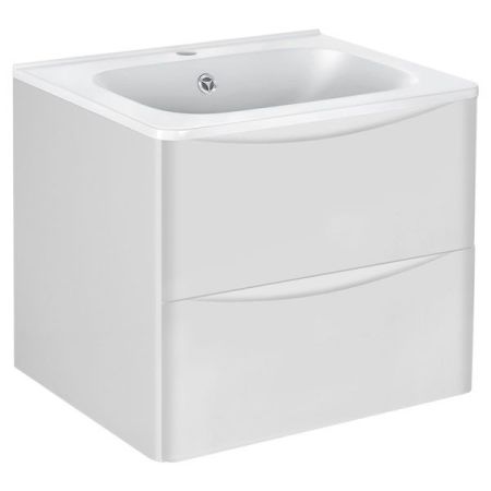 Тумба под раковину Vincea Paola VMC-2P600GW подвесная G.White, артикул VMC-2P600GW
