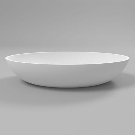 Умывальник WHITECROSS Citrine 60x40 (белый мат) иск. камень, артикул 0717.060040.200