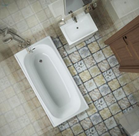 Стальная ванна BLB Europa B40E 140x70 без гидромассажа, артикул B40E