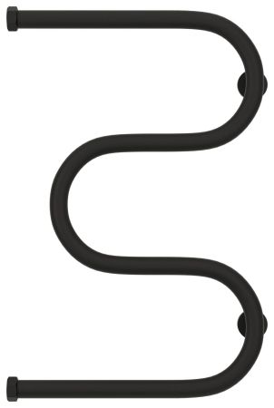 Полотенцесушитель водяной "М-обр.+" 600х400 Н. Г. 1" (МУАР Темный Титан), артикул 15-4007-6040