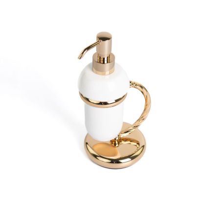 Stil Haus Giunone, настольный керамический дозатор, цвет золото, артикул G720(16)