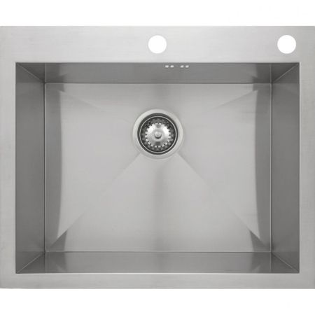 Мойка Seaman Eco Marino SMV-Z-600, два отверстия (Ø35мм), комплектация с вентиль-автоматом, артикул SMV-Z-600.B