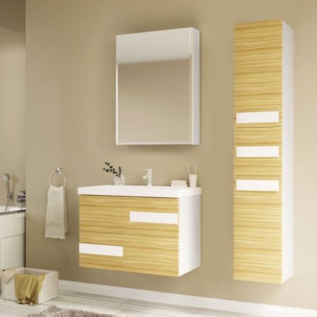 Тумба под раковину Marka One Mix 60П ПП Коко-Боло, артикул У69532