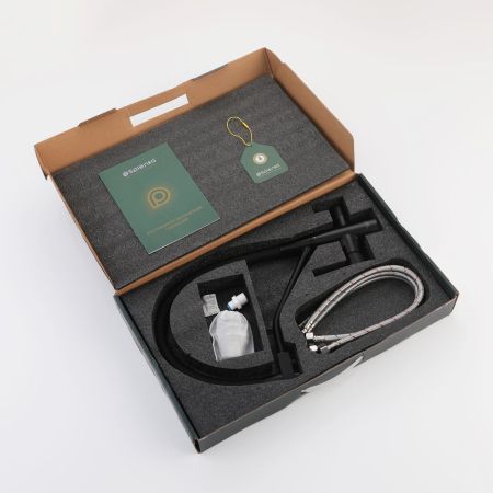 Смеситель для кухни с подключением фильтра Splenka S71.62.06, черный, артикул S71.62.06