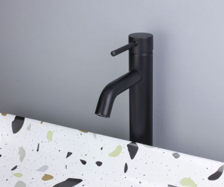 Смеситель для раковины Bronze de Luxe SCANDI 1452B, черный, артикул 1452B