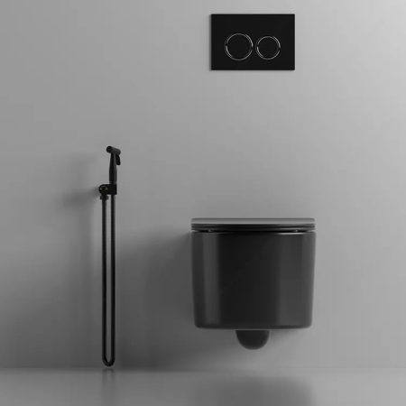 Унитаз TANARO Aria MB подвесной,матовый черный Cerutti SPA CT9238 Унитаз TANARO Aria MB подвесной,матовый черный Cerutti SPA CT9238