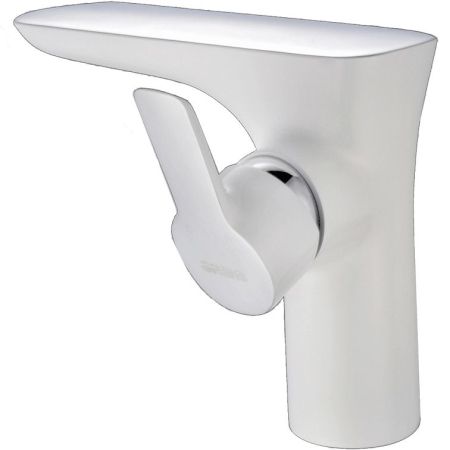 Смеситель для раковины Orans OLS-K1076 Серебристый хром Белый глянец, артикул OLS-K1076