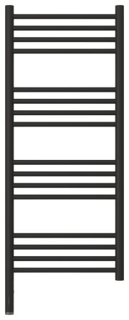 Полотенцесушитель электрический "БОГЕМА 3.0" прямая 1000х400 / МЭМ левый (Тёмный титан муар), артикул 15-5804-1040