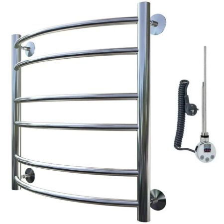 Электрический полотенцесушитель Тругор Приоритет 3 элТЭН 60x50 Хром, артикул Приоритет3/элТЭН6050