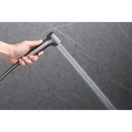 Гигиенический душ со смесителем Raglo R03.51.09, графит