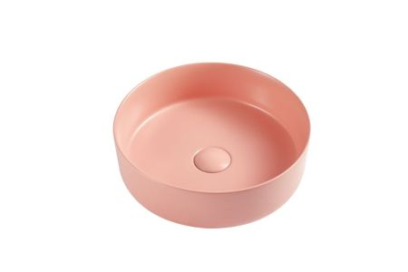 Раковина накладная D&K Matrix розовый матовый 355*355*120мм (DT1391504), артикул DT1391504