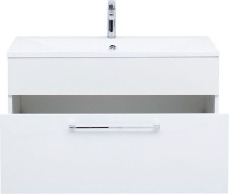 Тумба с раковиной De Aqua Кубика 90 белый, артикул 00212686