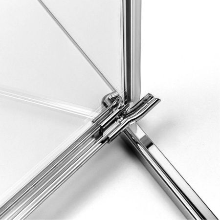 Душевое ограждение NEW TRENDY EVENTA R 100x80x200 EXK-0183 (хром)