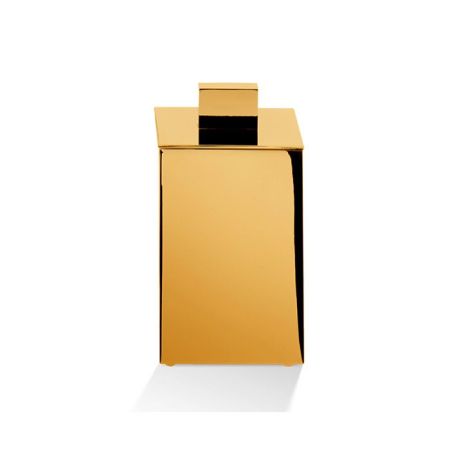 Decor Walther DW 3620 Бокс универсальный 6x6x11см, с крышкой, цвет: золото, артикул 0850920