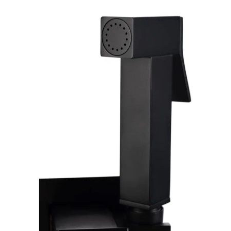 Гигиенический душ со смесителем встраиваемый FILARETE Fing FL101BL, черный