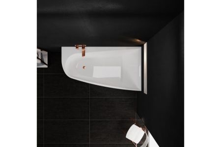 Ванна акриловая правосторонняя Vayer BOOMERANG Гл000010849, 160x90, артикул Гл000010849