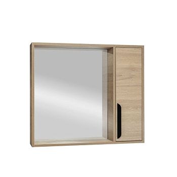 Зеркальный шкаф VIANT "Кёльн" 80 правый светлое дерево 160х800х700 (VKEL80SD-ZSH)