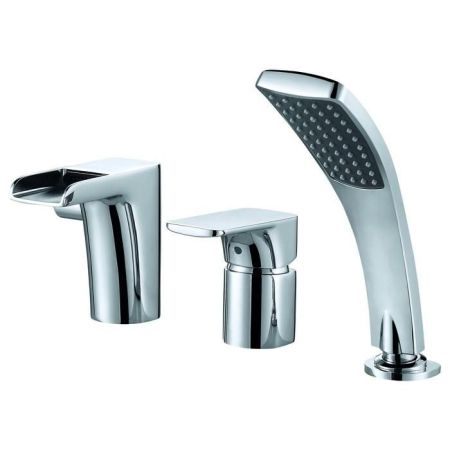 Смеситель на борт ванны D&K Berlin Freie DA1434201 Хром, артикул DA1434201